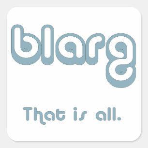 Sticker Carré blarg.