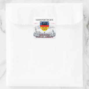 Sticker Carré Blason des Saxons de Transylvanie
