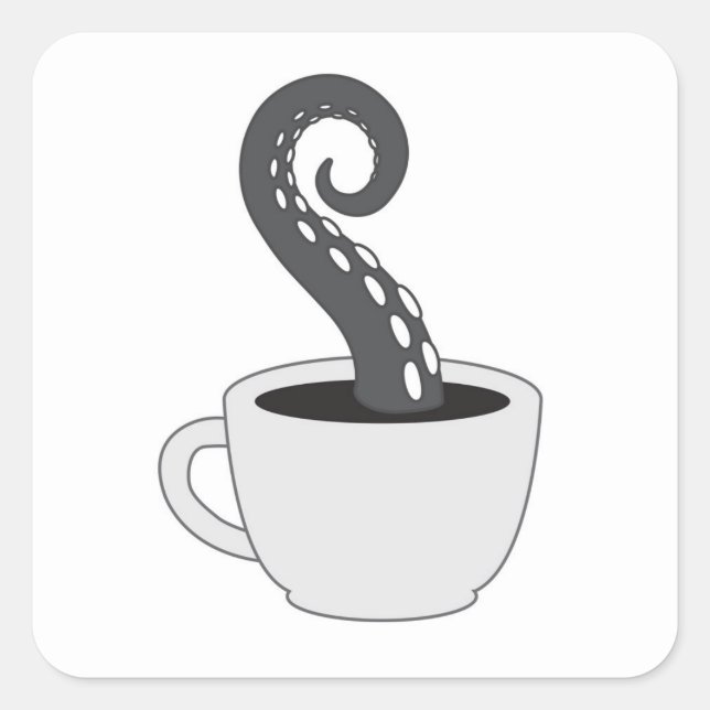 Sticker Carré BLC Logo Sticker, blanc (Devant)