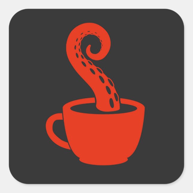 Sticker Carré BLC Logo Sticker, noir (Devant)