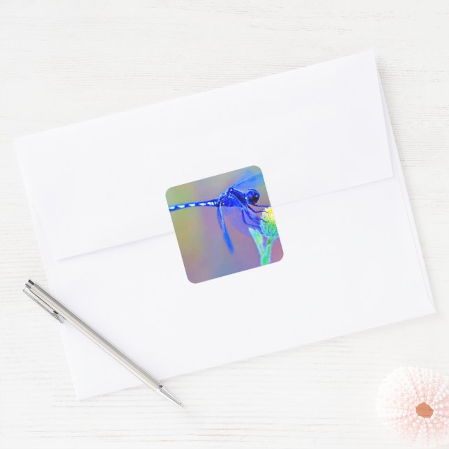 Sticker Carré Bleu (Enveloppe)