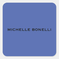 Bleu Moyen Minimaliste Moderne Lisible