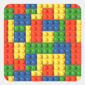 Sticker Carré Blocs principaux