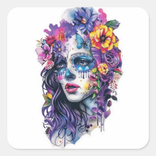 Sticker Carré Blossom Soul Medley