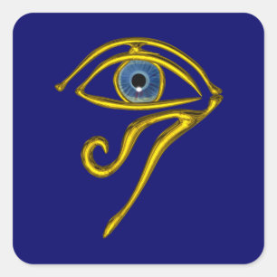 Sticker Carré BLUE TALISMAN, détail