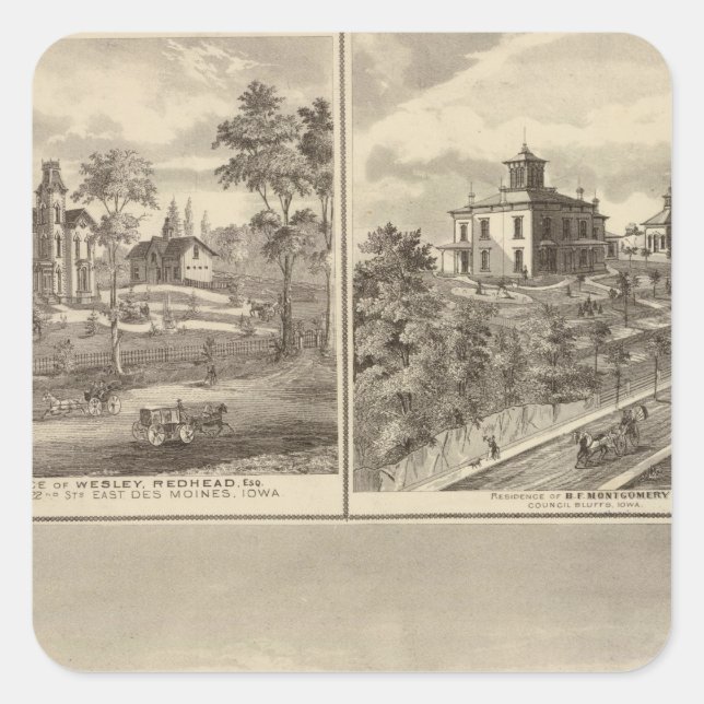 Sticker Carré Bluffs du Conseil (Devant)