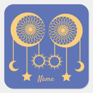 Sticker Carré Bohemian Dream Catcher Thunder_Cove