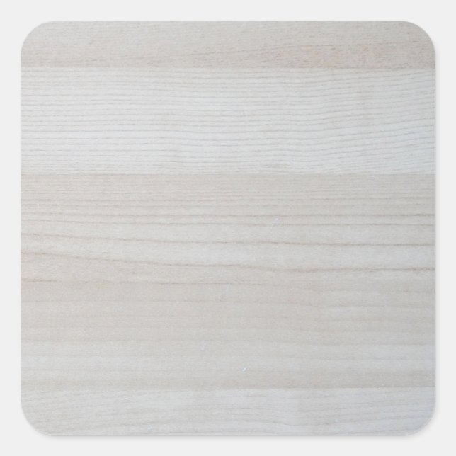 Sticker Carré Bois Blank Modèle tendance Design élégant Nature (Devant)