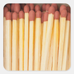 Sticker Carré Boîte d'allumettes