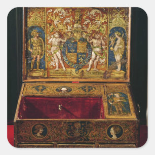 Sticker Carré Boîte d'écriture ou bureau de table