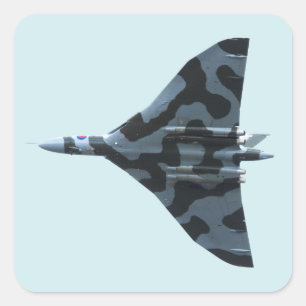 Sticker Carré Bombardier Vulcain en vol