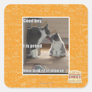 Sticker Carré Bon garçon