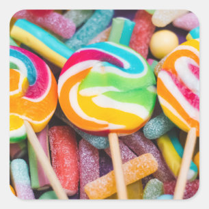 Sticker Carré bonbons