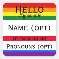 Bonjour Pronoms Arc-en-ciel