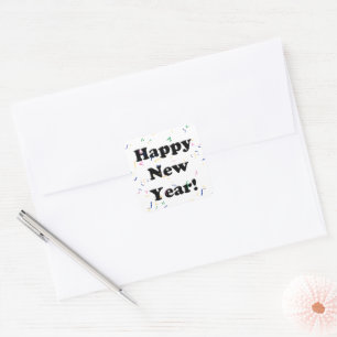 Sticker Carré Bonne année
