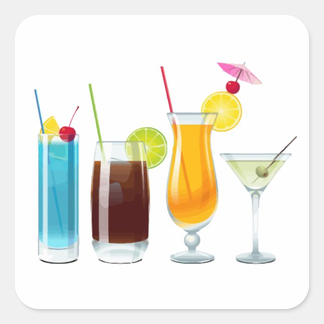 Sticker Carré Bonne heure (Devant)