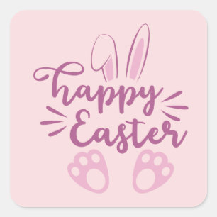 Sticker Carré Bonne Pâques 2023