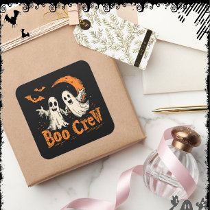 Sticker Carré Boo Crew ExDesigner Halloween