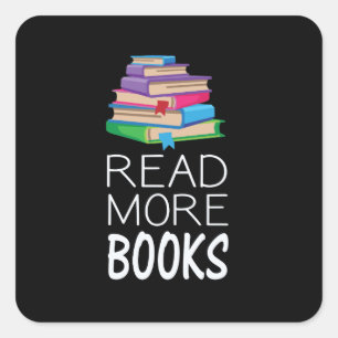 Sticker Carré Books