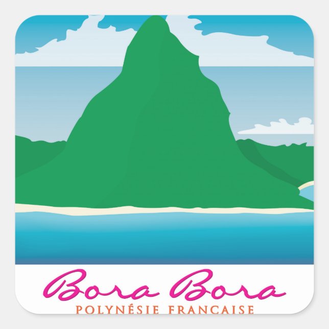 Sticker Carré Bora (Devant)