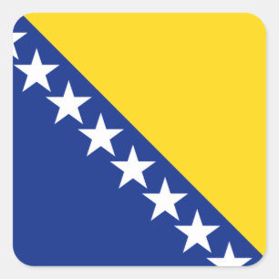 Sticker Carré bosnie-herzégovine