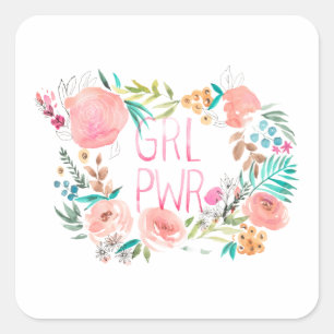 Sticker Carré Boss Babe Ii