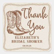 Bottes de cowgirl occidentales rustiques dessinées