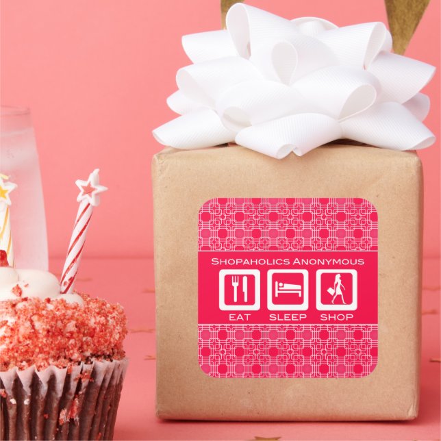 Sticker Carré Boutique De Sommeil (Fête)