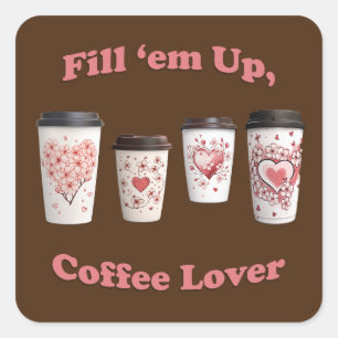 Sticker Carré Bouton