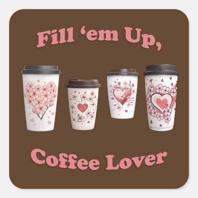 Sticker Carré Bouton (Devant)