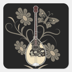 Sticker Carré Bouzouki