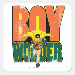 Sticker Carré Boy Wonder Graphic