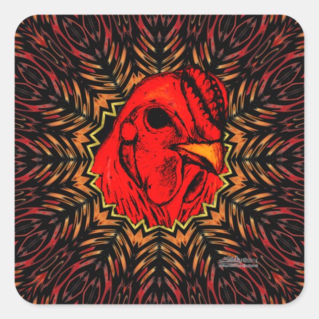 Sticker Carré Brahma (Devant)