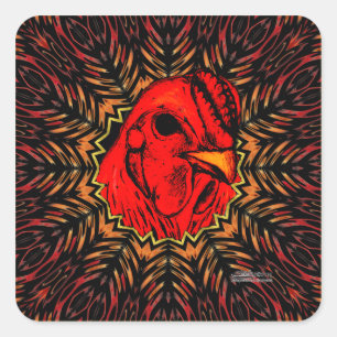 Sticker Carré Brahma