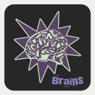 Sticker Carré Brains !
