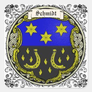 Sticker Carré Bras de famille de Schmidt (le Sarre-Rhin)