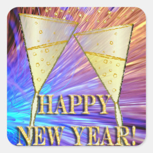 Sticker Carré Bravo