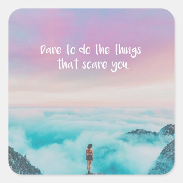 Sticker Carré Bravoure (Devant)