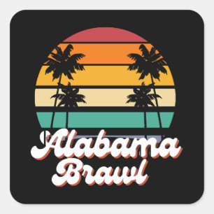 Sticker Carré Brawl en Alabama