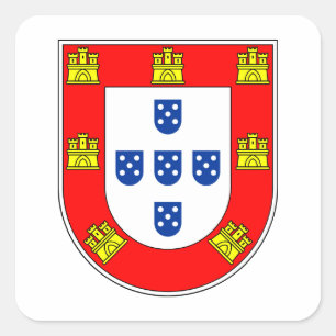 Sticker Carré Brazão le Portugal