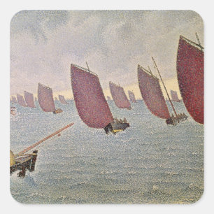 Sticker Carré Breeze, Concarneau, 1891