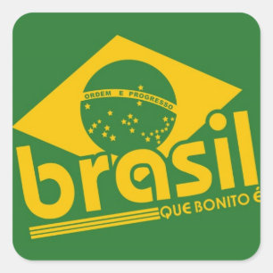 Sticker Carré Brésil