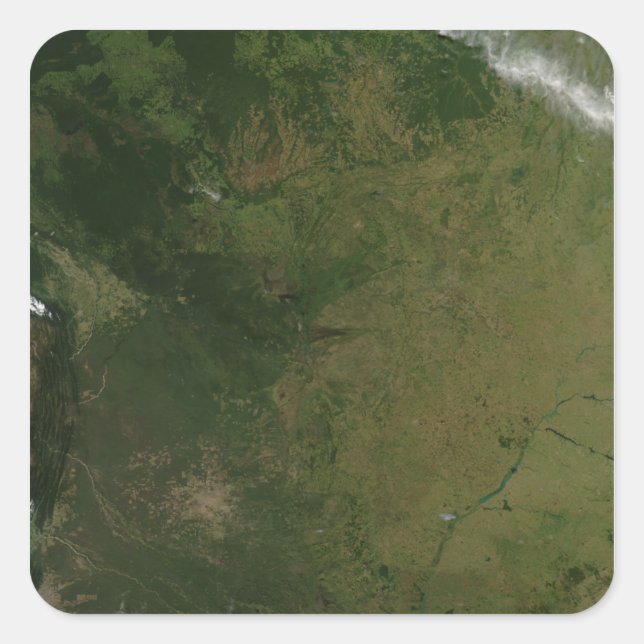 Sticker Carré Brésil (Devant)