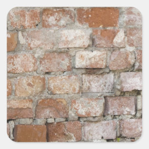 Sticker Carré Brick wall