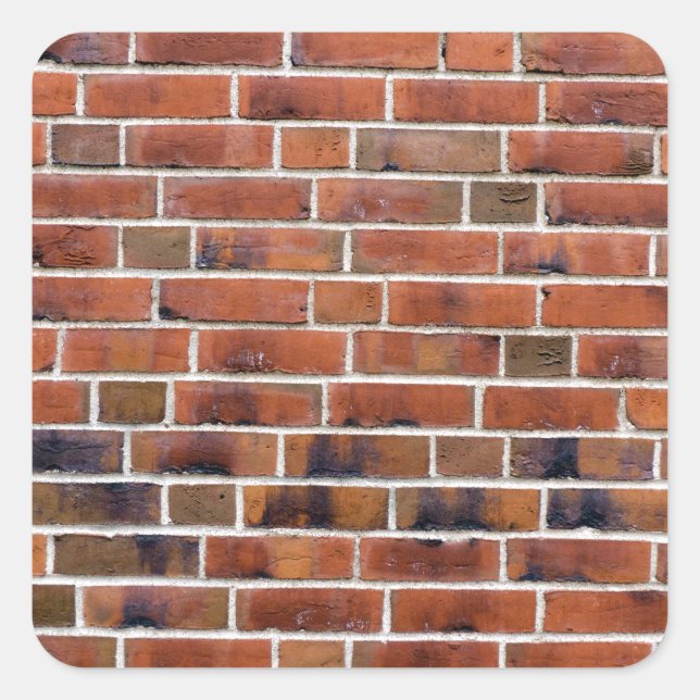 Sticker Carré Brick wall with joints (Devant)
