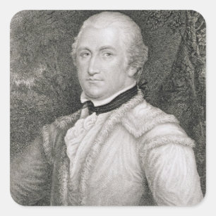 Sticker Carré Brigadier-général Daniel Morgan (1736-1802) engrav