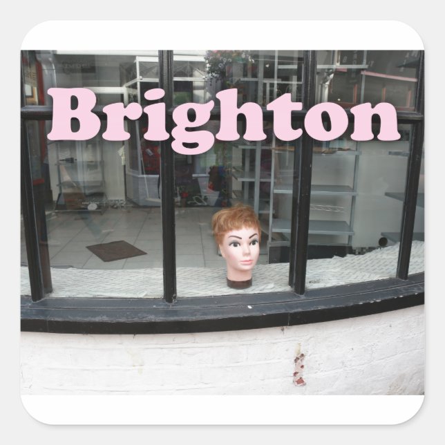 Sticker Carré Brighton - Extraordinaire ! (Devant)