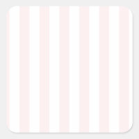 Broad Stripes - Blanc et rose pâle