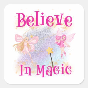 Sticker Carré Brochure pour fées et Stardust