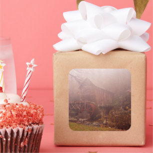 Sticker Carré Brouillard matinal